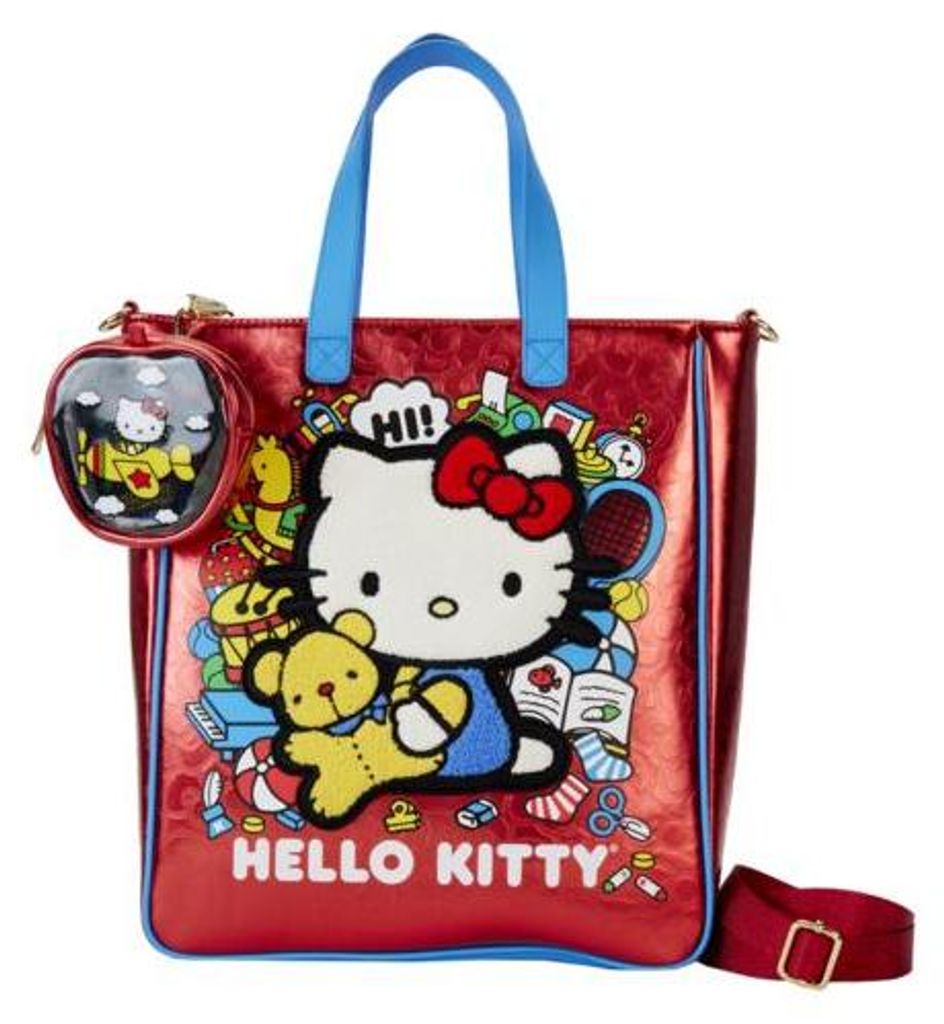 Loungefly Hello Kitty 50th Jubiläum Einkaufstasche with coin Tasche