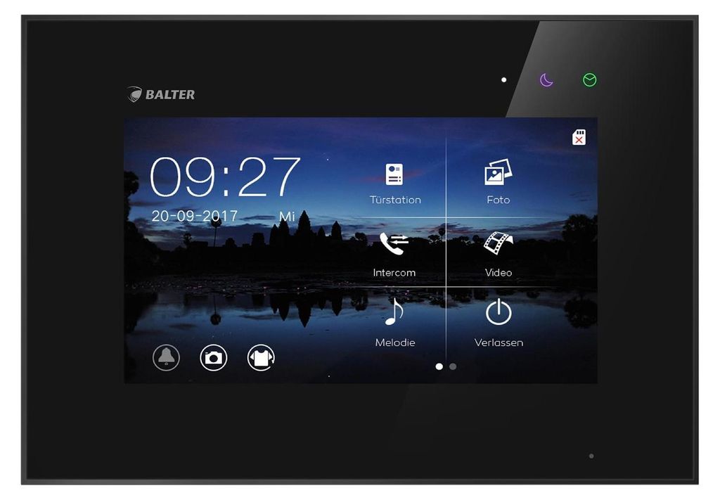 Balter Evo 7" Monitor, Schwarz Produktbild 