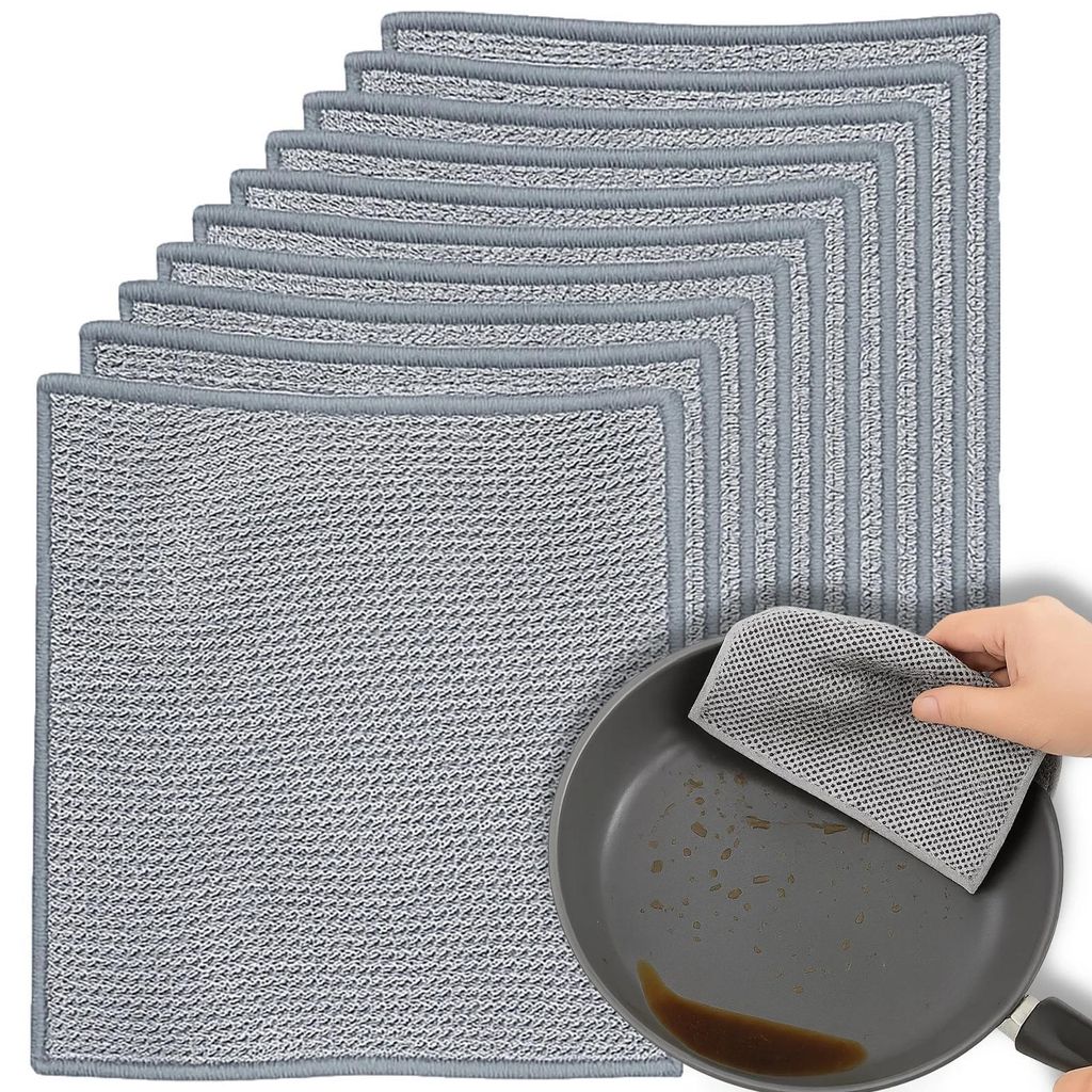 drátěné utěrky na nádobí čisticí utěrky 20x20 cm sada 10 ks Obrázek produktu 
