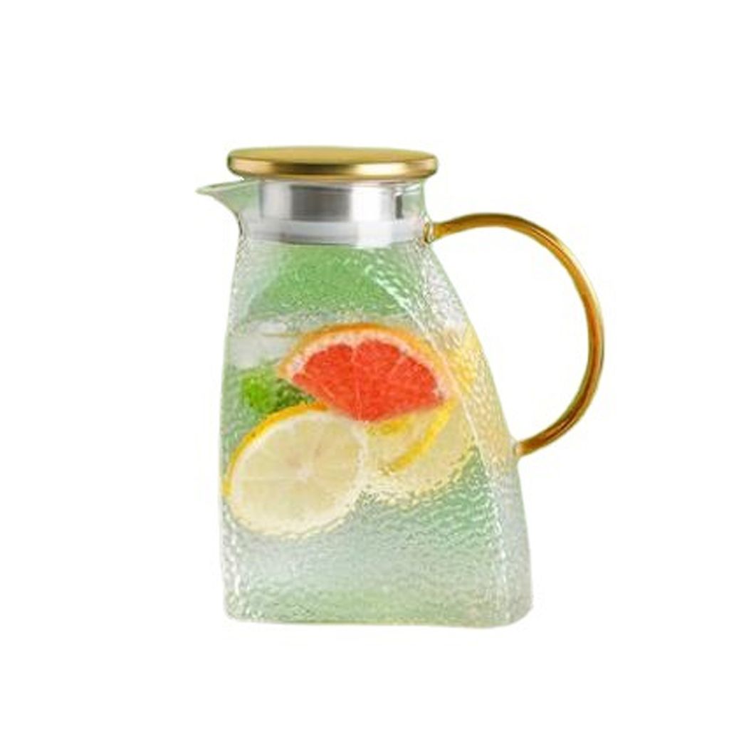 Wasserkrug mit Edelstahl-Deckel für Heiße oder Kalte Produktbild 