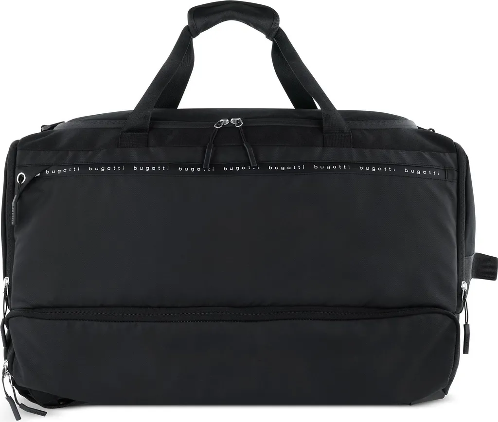 Sac de Voyage 2 en 1 bugatti DeLight Noir - Finis les Bagages Encombrants