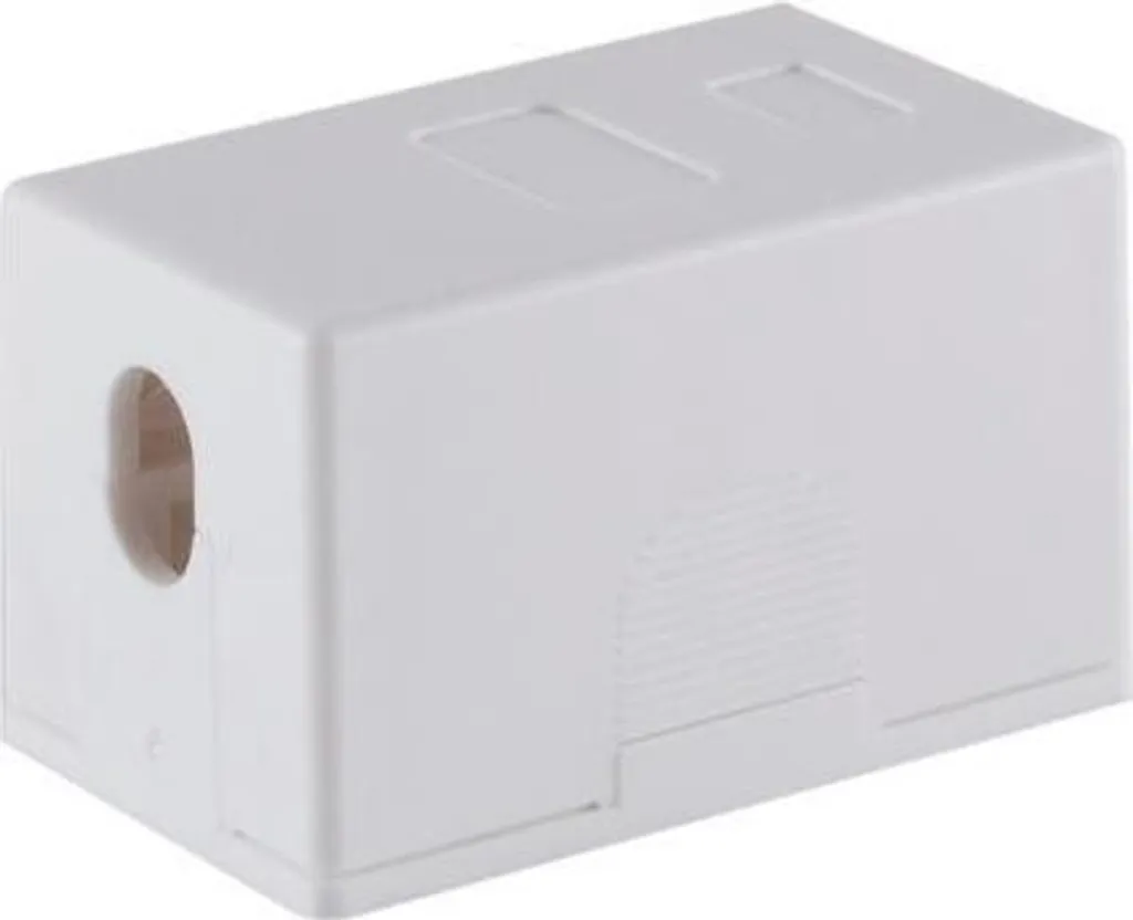S/CONN 08-10115 Boîtier de connexion Keystone blanc pour adaptateur réseau
