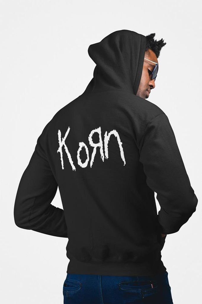 D&B Uni Hoodie ZIPZN00007 Korn Schwarz-Größe XL