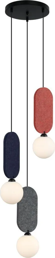 LORENZO PND-59815A-3-MLTI Italux - Lampada a Sospensione 3 Luci G9