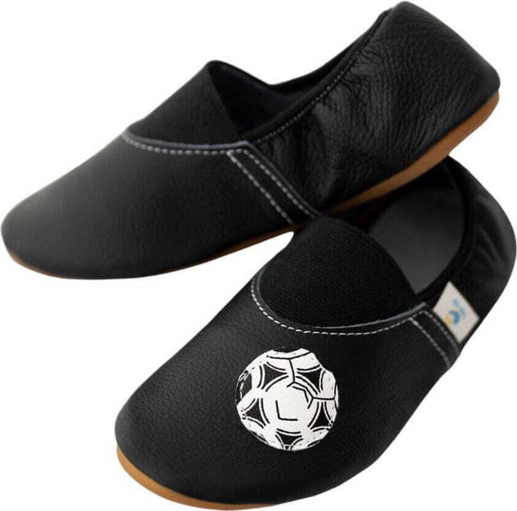 Kinder Gymnastikschuhe, Turnschuhe, Leder Hausschuhe - Fußball, 36