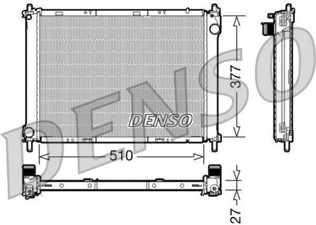 DENSO DRM46022 Radiateur de refroidissement moteur OE 21410AY602