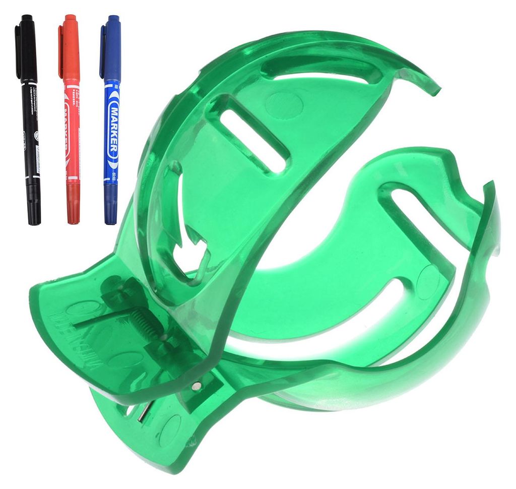 Golfball-Liner-Clip mit Stiften, Dreifach-Linien-Zeichenschablone, tragbares Golfball-Ausrichtungswerkzeug, Golfzubehör
