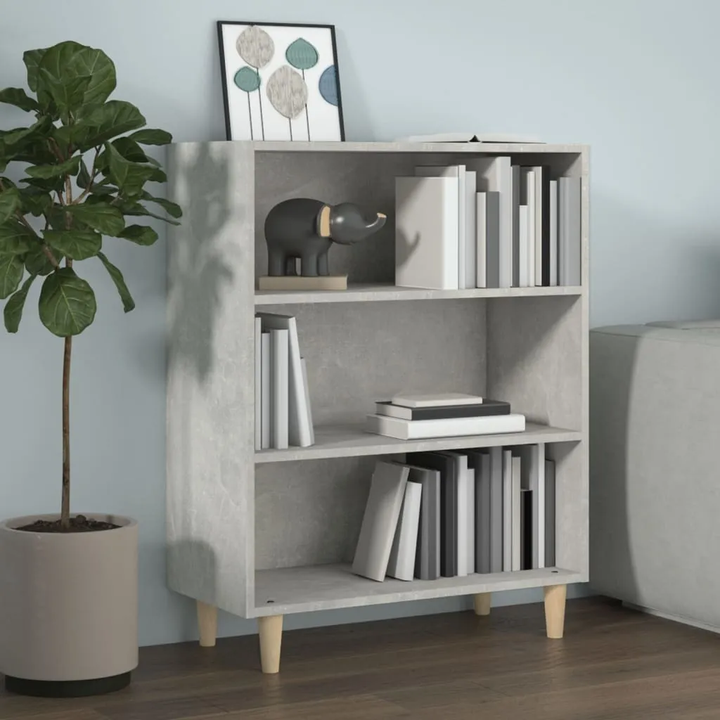 Madia Moderna Cemento 69,5 cm - Mobile Buffet Salotto Antiumidità