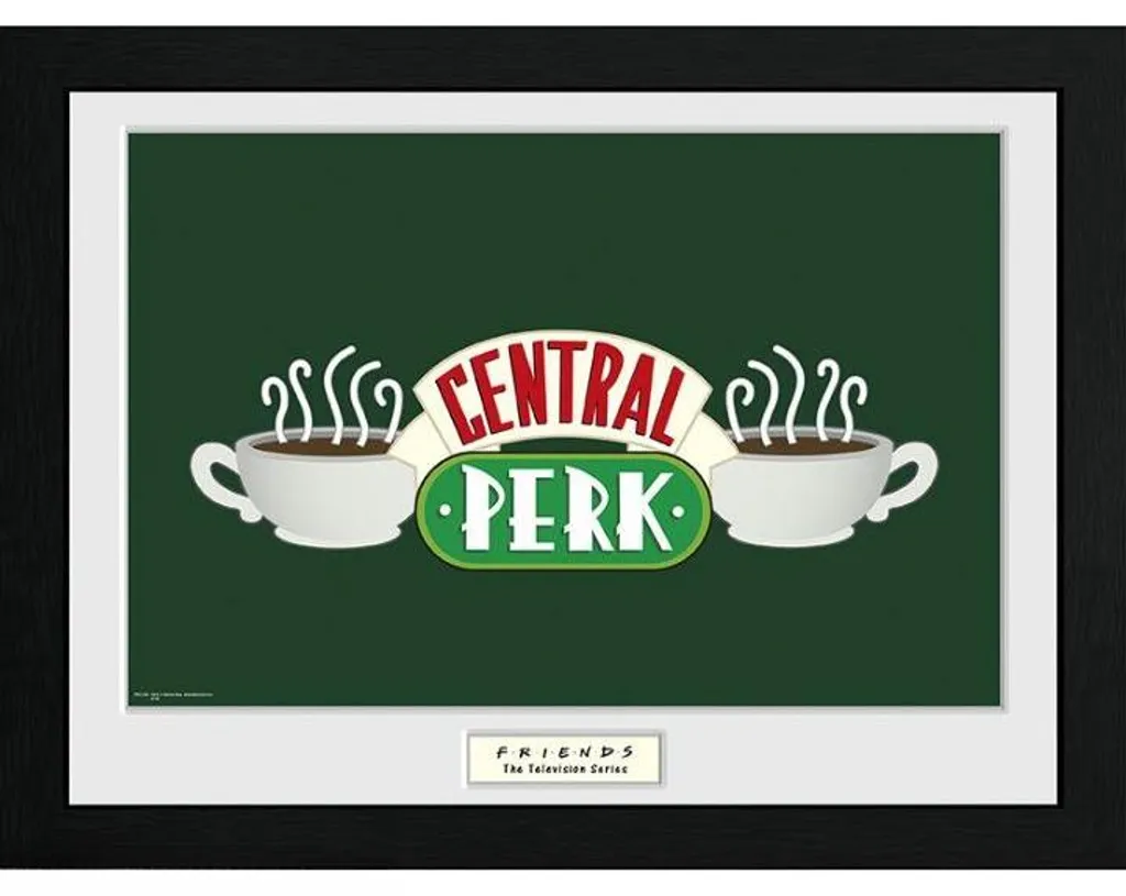 Poster encadré Central Perk Freunde 30x40cm : fini les murs vides !