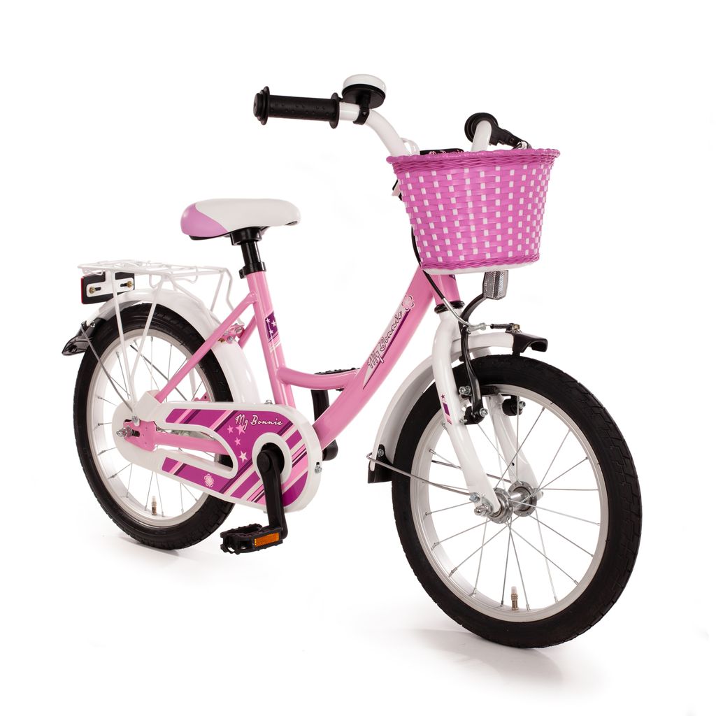 "MY BONNIE" 16 Zoll Kinderfahrrad-Bachtenkirch rosa / weiß Produktbild 