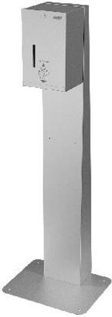 Sanela Edelstahl - Spender - Stand-Desinfektionsspender, Volum 5 L, Batteriebetrieb, Edelstahl matt SLZN 59ESB