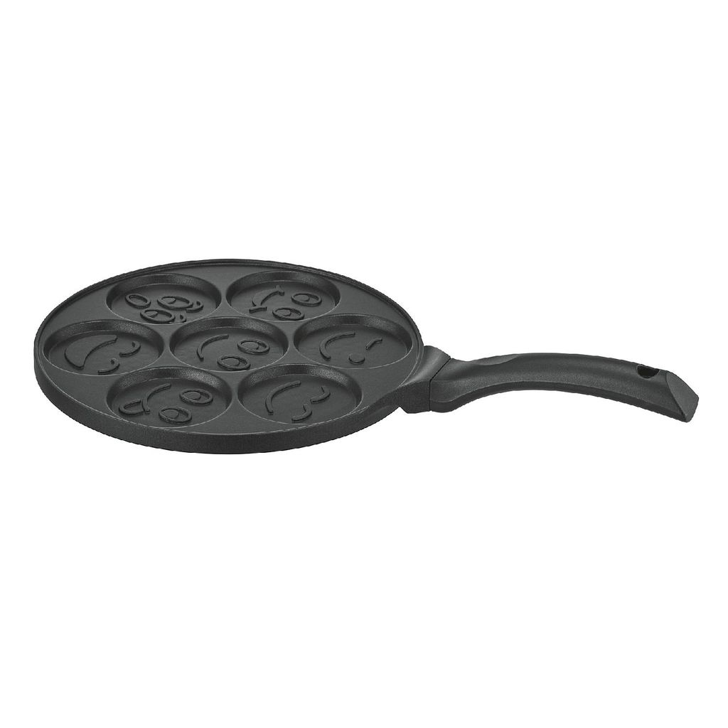 Kitchenfun 13878274, Rund, Schwenkpfanne, Schwarz, Aluminium, Keramik, Gas, Halogen, Induktion, Versiegelte Platte, 26 cm
