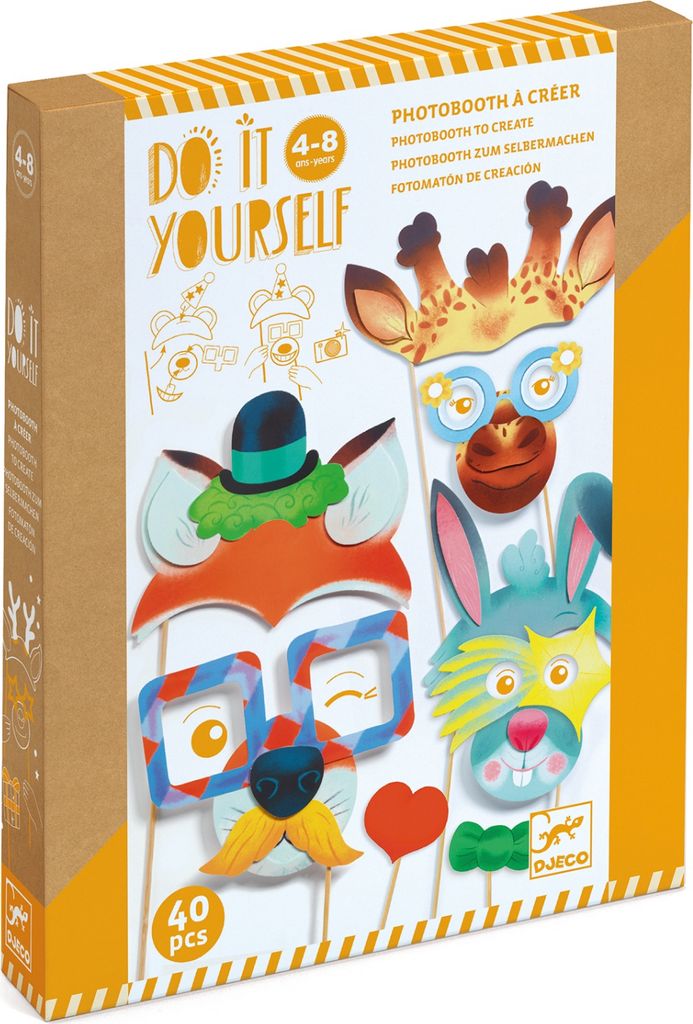 Jeu créatif DIY « Masques de fête », Djeco Image du produit 
