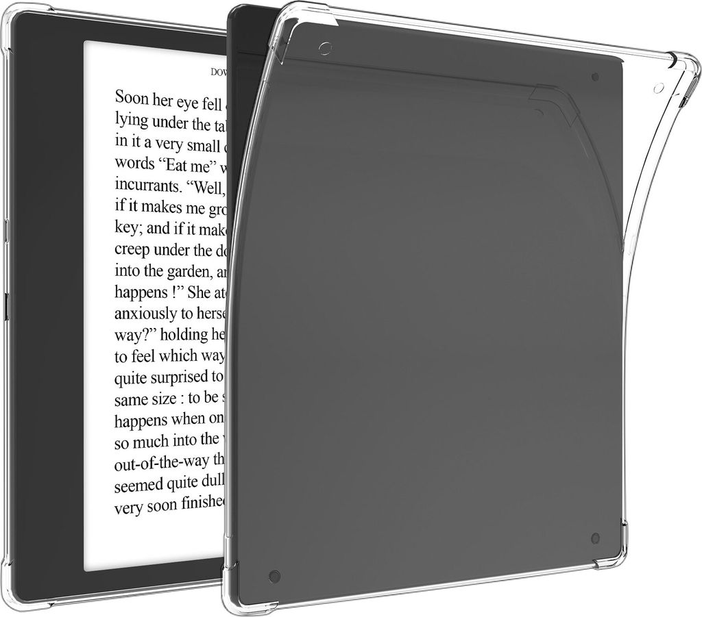 kwmobile Hülle kompatibel mit Amazon Kindle Scribe (2022/2024) Case - eReader Cover - TPU Case Schutzhülle - flexibel und leicht - Transparent