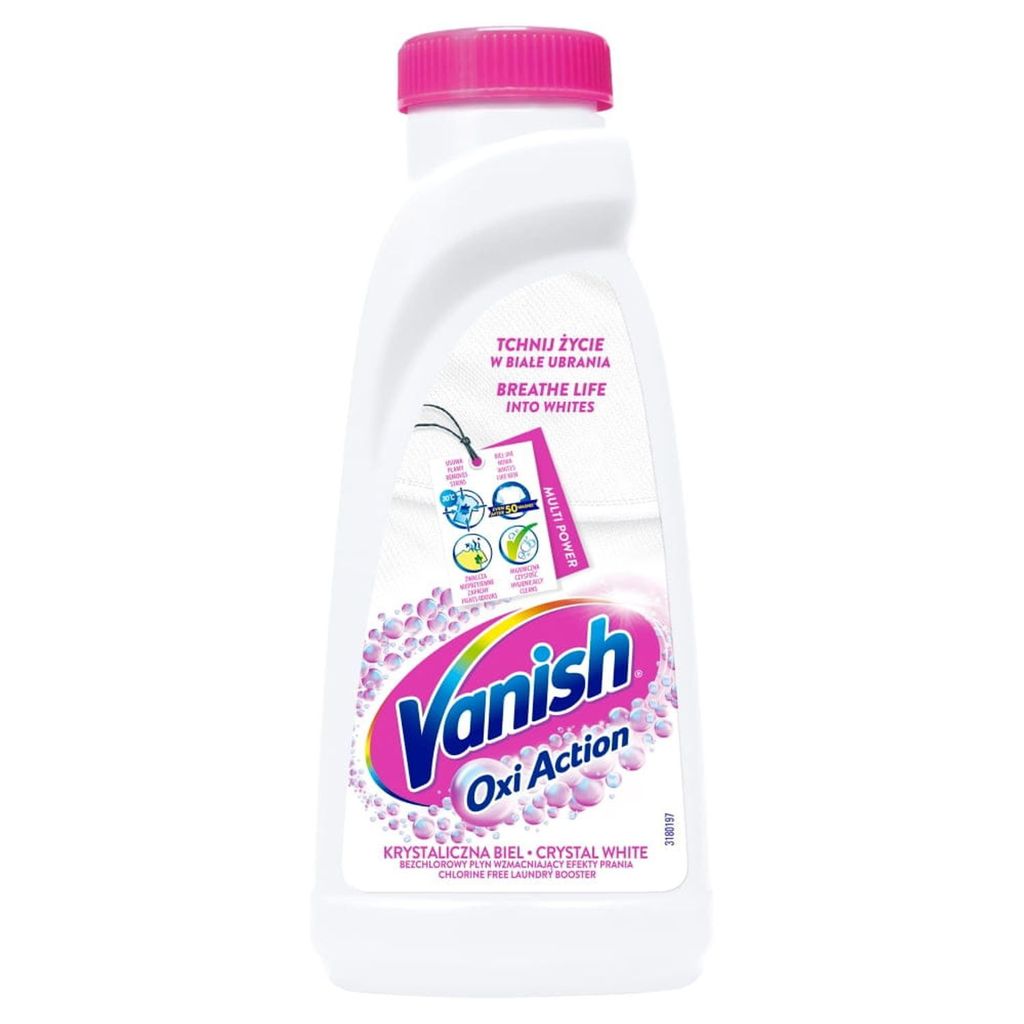 VANISH_Oxi Action płynny odplamiacz do bieli 500ml