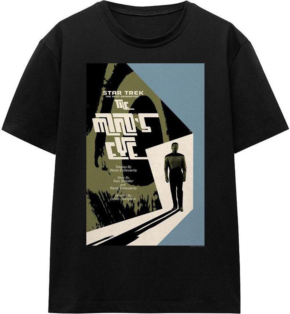 Star Trek - "The Next Generation Season 4 Episode 24" T-Shirt für Herren/Damen Uni TV16467 (S) (Schwarz)