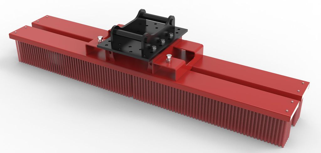 Joma-Tech Blockbesen ecoLine mit Schraubadapter Volvo S40 in 2000mm Arbeitsbreite