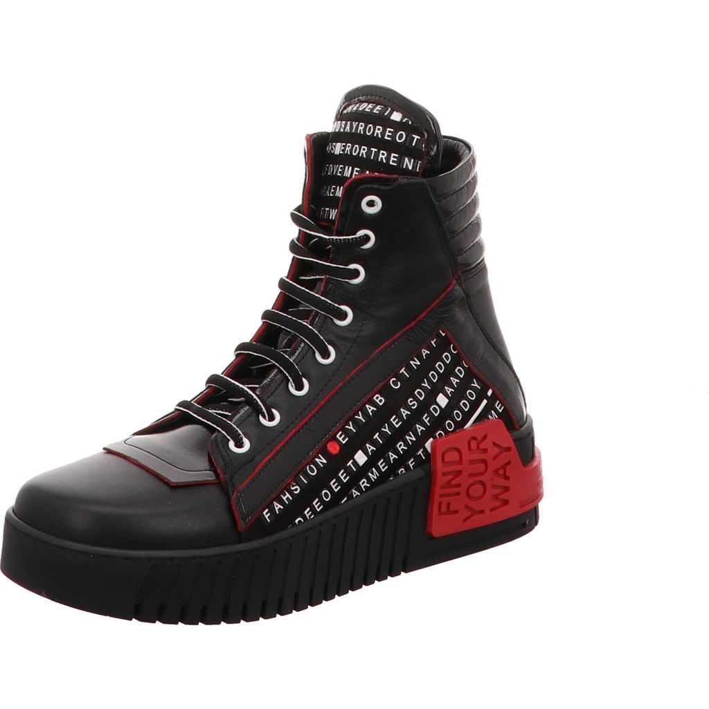 2 GO Schnür-,Zug-u.Schnallenstiefel in schwarz, Gr. 38 Produktbild 