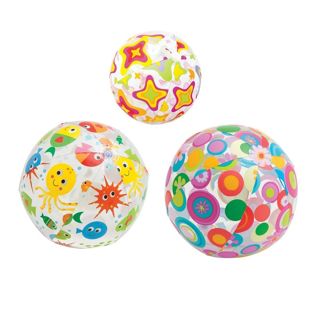 INTEX - Pallone da spiaggia colorato, 51 cm Immagine del prodotto 