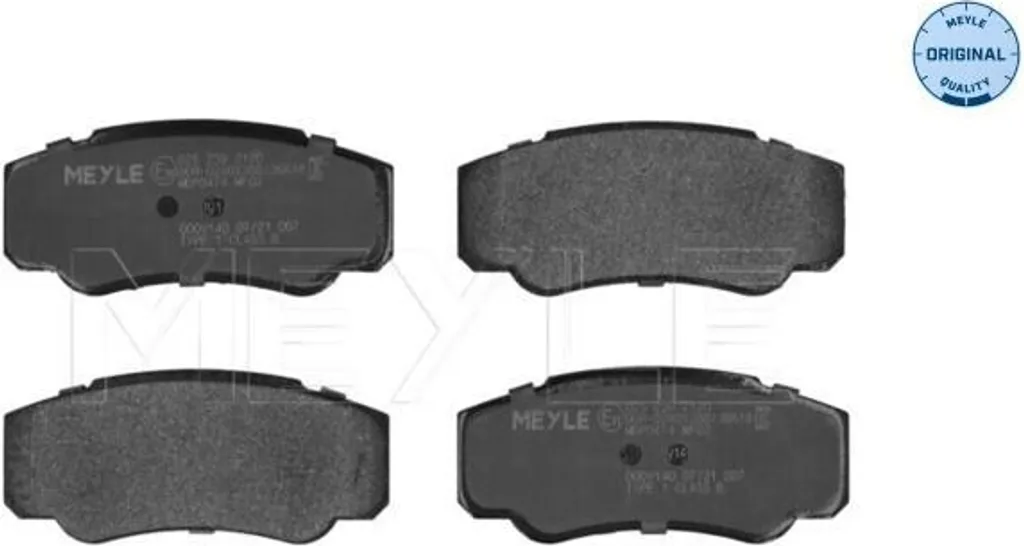 MEYLE Plaquettes arrière 0252392120 pour 4252 47 Ducato Boxer Jumper