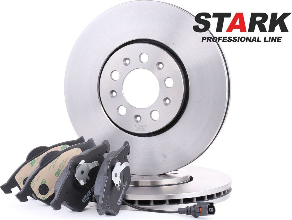 STARK SKBK-1090351 - OE 1J0615105AE Bremsscheiben und -beläge für A3 (8L), Ibiza (6L), Leon (1M1), Toledo II (1M2), Octavia I (1U), Bora (9M), Bo...