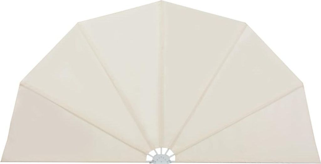 vidaXL Skládací boční ventilátor na terasu krémový 200 cm Obrázek produktu 