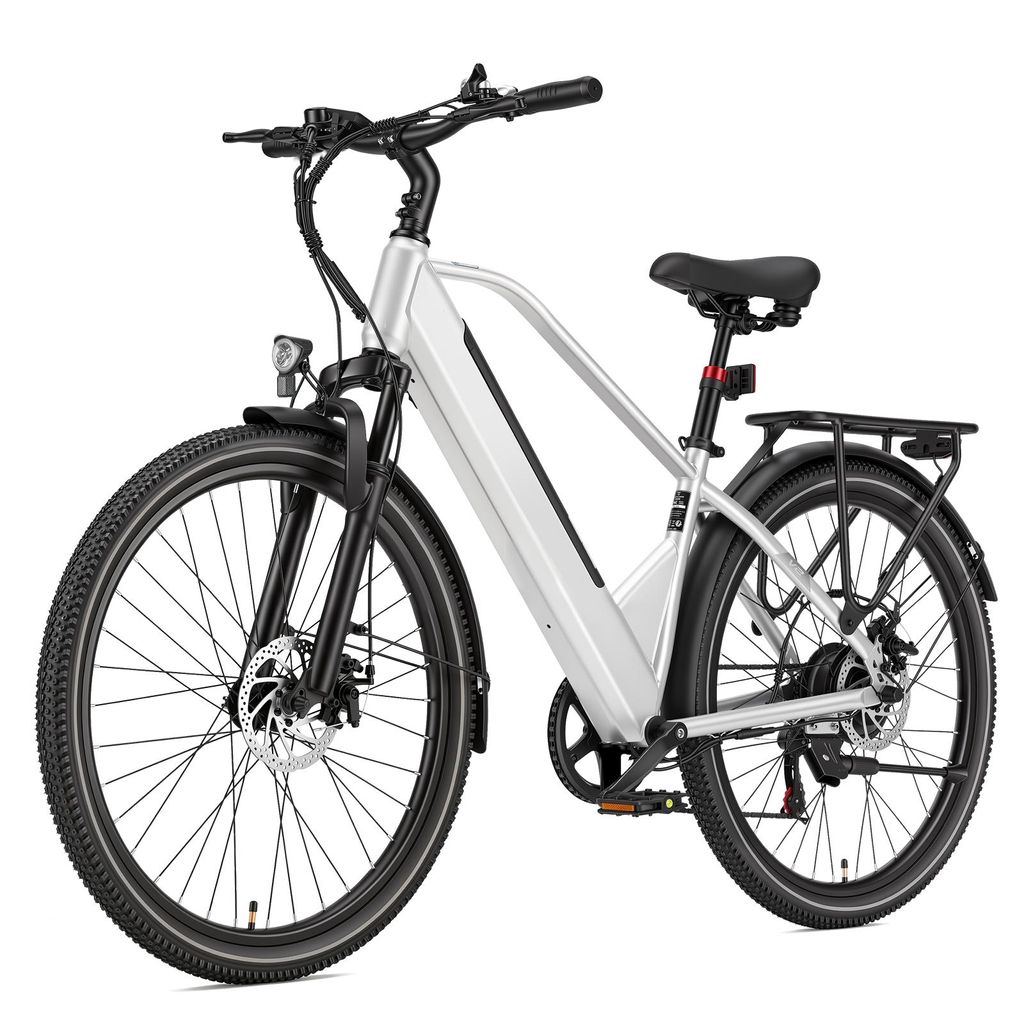 PiXELPiLOT E Bike 26 Zoll, City E-Bikes mit 250W Heckmotor, Produktbild 