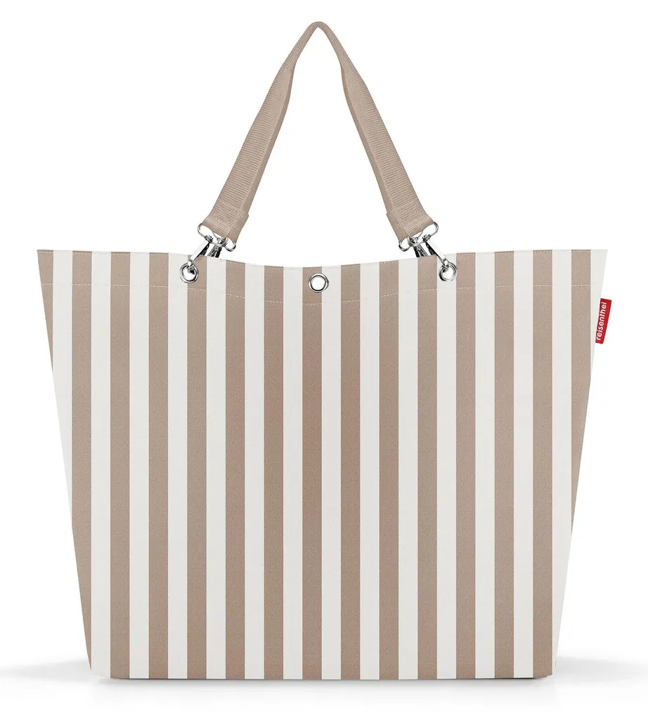Sac shopping reisenthel Summerstripes Coffee taupe : Finis les sacs