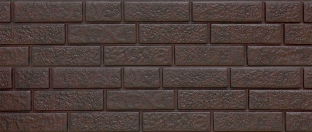 Musterstücke Kunststoffpaneele Klinkerfassade Fassadenpaneele Materialprobe Braun New Vision