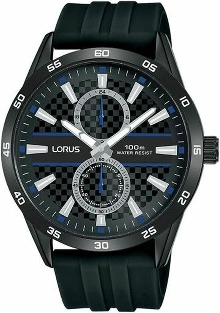 Lorus SPORTS Herrenuhr Schwarz (Ø 40 mm)