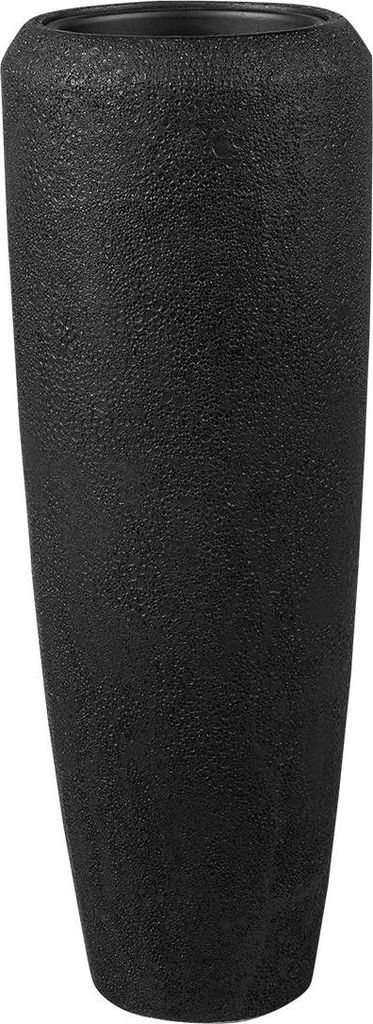Whitefurze Pflanzgefäß Aus Kunststoff – Schwarz, 34 Cm Durchmesser, Mit Holzmaserungs-Optik – Für Gemüse, Salat & Blumen