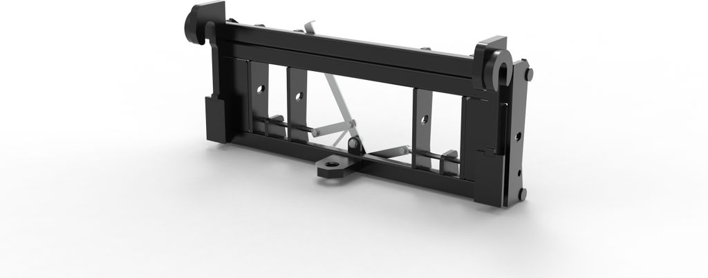 Adapter von Radlader auf Euroaufnahme, Schnellwechsler Merlo ZM2 Mechanische Verriegelung