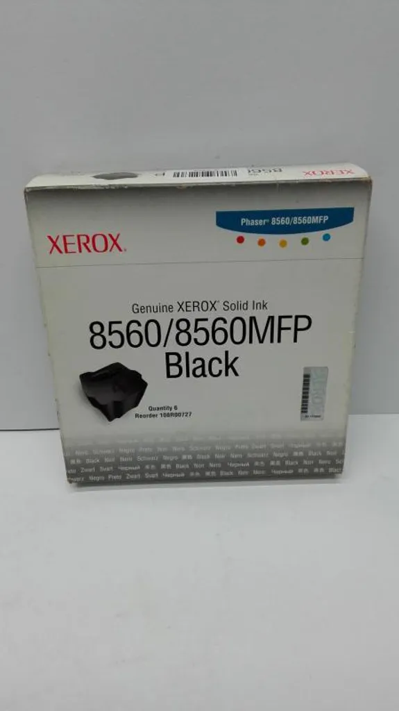 Encre solide noire Xerox 108R00727 pour éviter les bavures sur 8560
