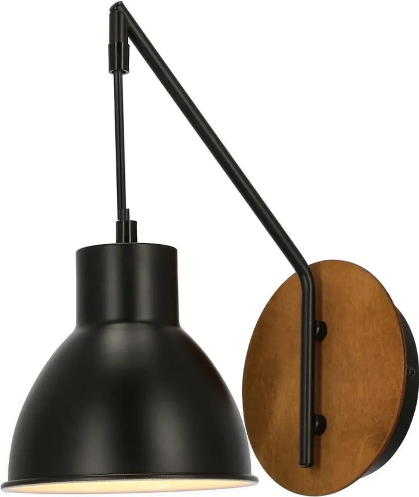 Applique Noire Vario 21-73495 : Solution Éclairage Mural Moderne E27 - 4