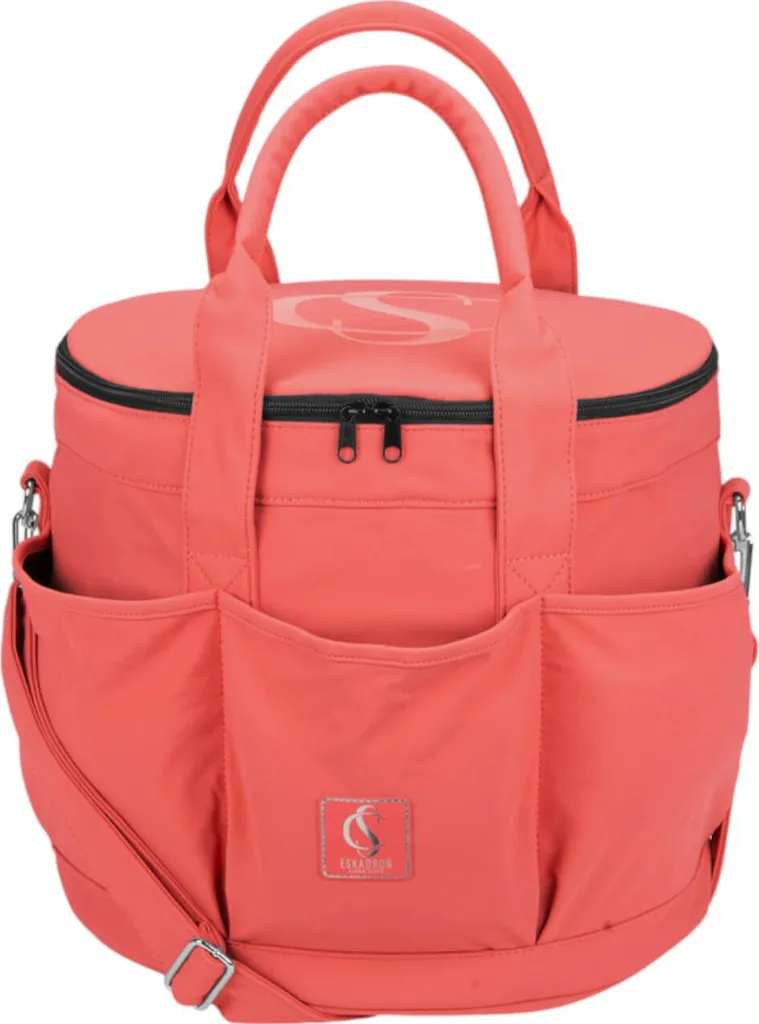 Sac de transport Eskadron pour concours et écurie, coloris corail vif