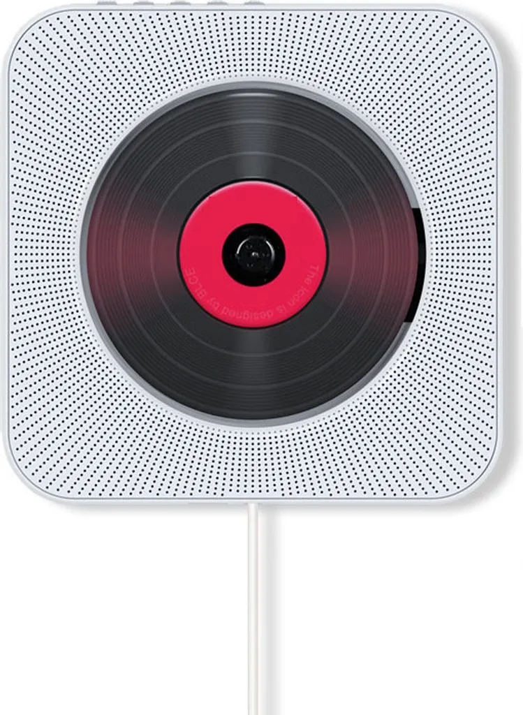 Lecteur CD Mural pour Chambre et Salon avec Radio FM et Mode Bluetooth