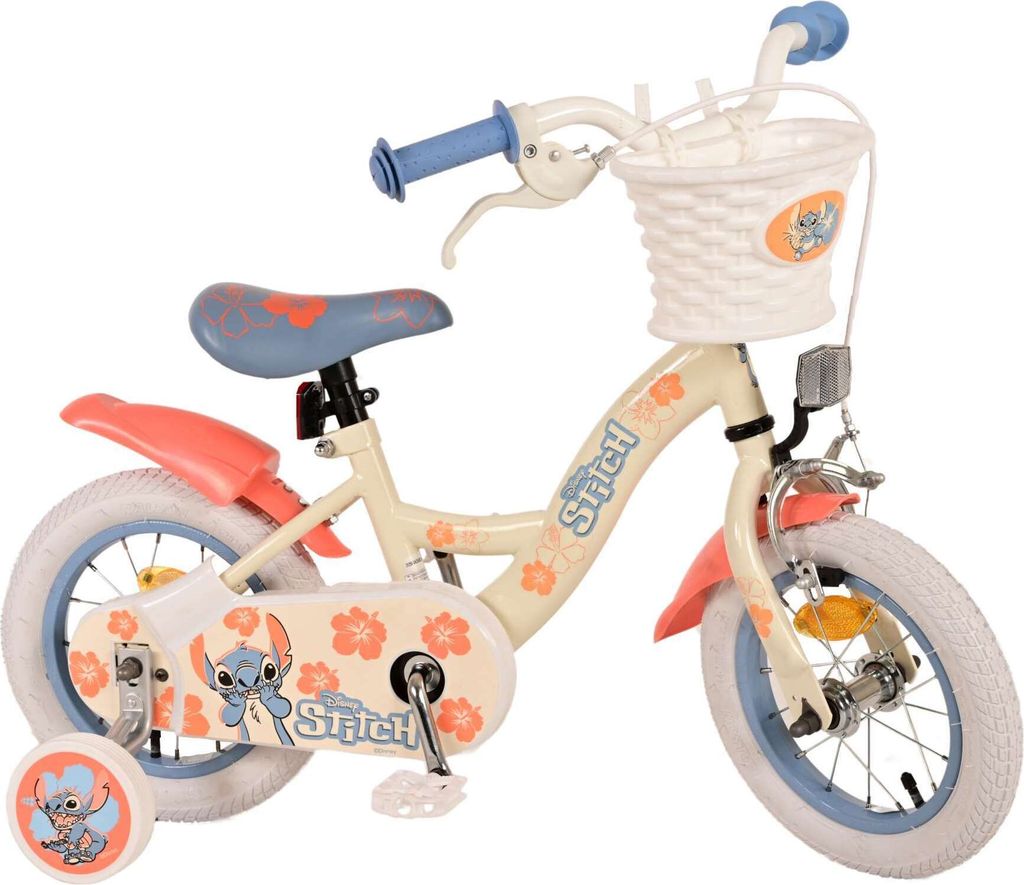 Disney Stitch Children's Bike - Mädchen - 12 Zoll - Creme Produktbild 