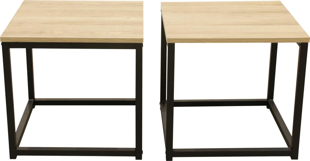 Table Basse X3 Seattle Industrielle - Structure Acier et Plateau Robuste - 6