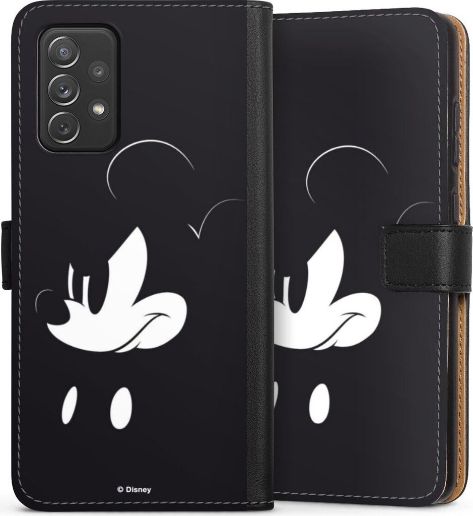 DeinDesign Klapphülle für Samsung Galaxy A72 Handytasche Lederhülle Tasche Disney Mickey Mouse Offizielles Lizenzprodukt