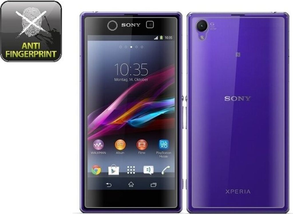 6x Displayschutzfolie für Sony Xperia Z ANTI-REFLEX Displayfolie MATT FB