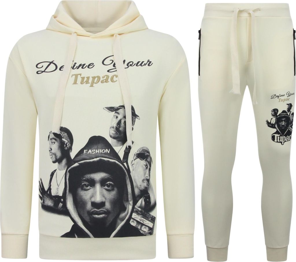 Pac Trainingsanzug Hoodie Für Tupac Trainingsanzug Hoodie - M