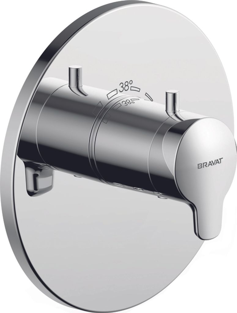 Dietsche Oslo Fertigset für Unterputz Brausethermostat Ohne Umsteller 35 x, 3517082