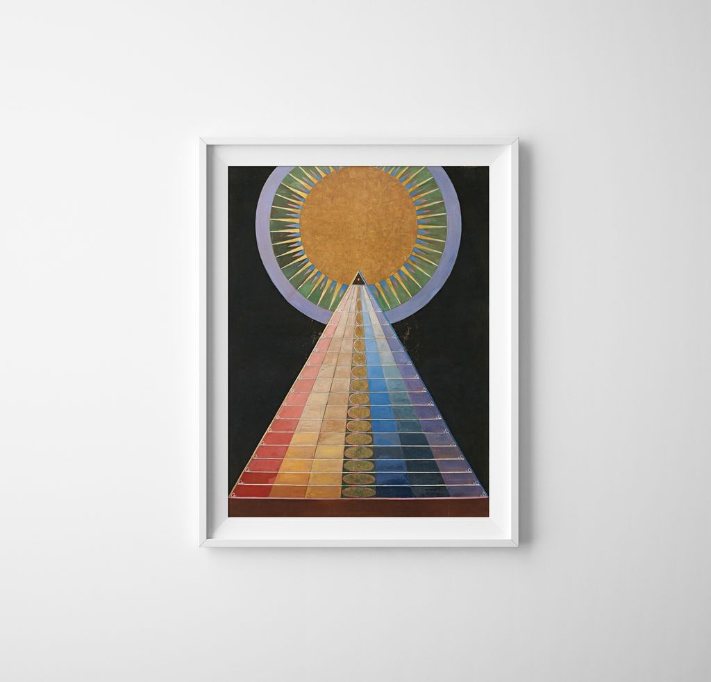Poster - Canvas - Leinwand - 29,7 cm x 42 cm - Altar Hilma Klint