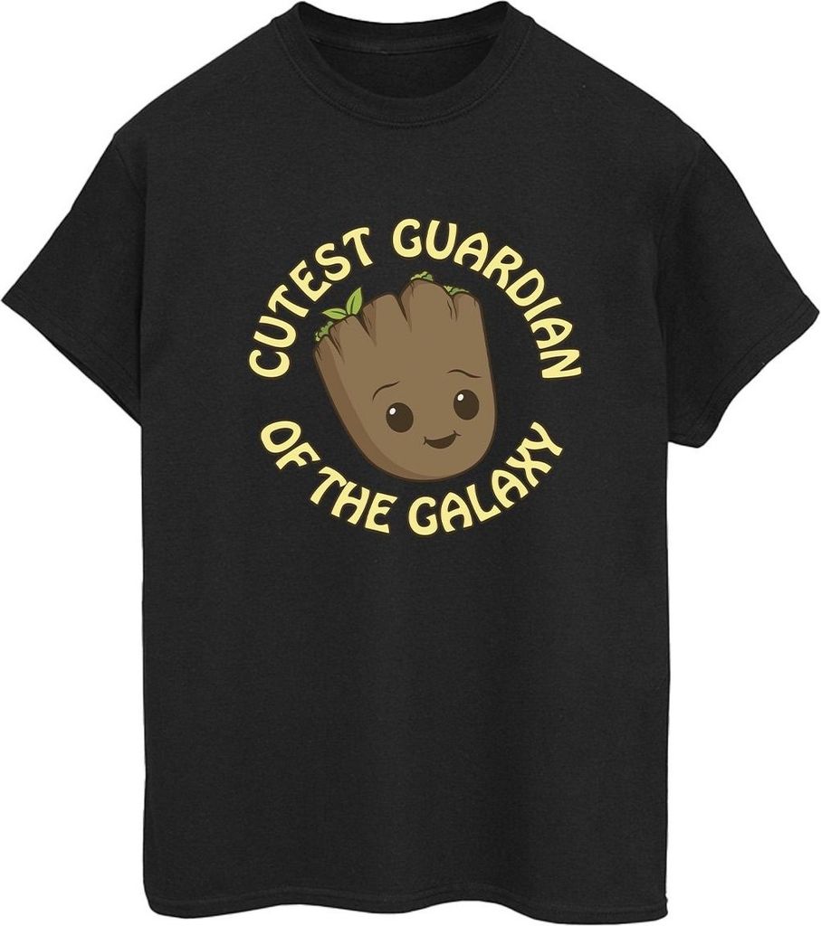 Marvel - "I Am Groot Cutest Guardian" T-Shirt für Damen BI35186 (L) (Schwarz)