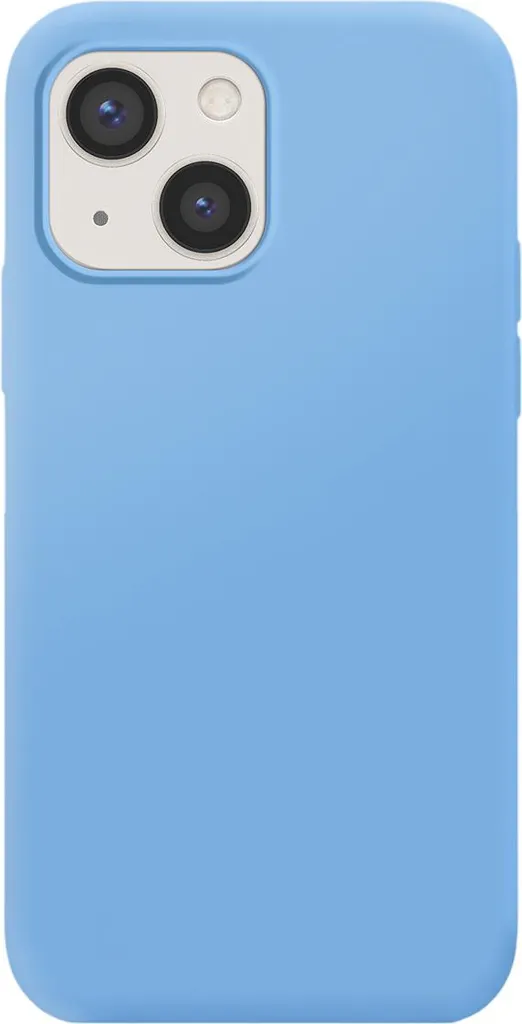Moxie Colour Skin iPhone 13 Azzurro - Cover Antigraffio con Microfibra