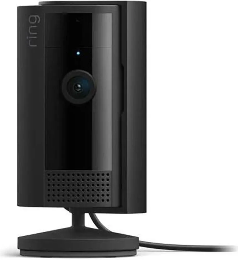Ring Indoor Camera Wired Nera 2nd Gen - Sicurezza Smart Amazon Plug-in