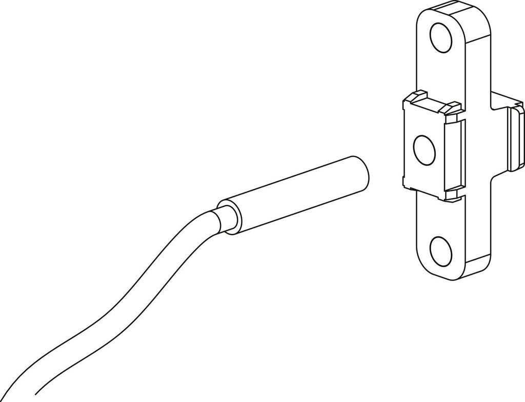 GU HS Verschlussüberwachung Schema A innovativer Türbeschlag für Fenster- und Türsysteme - mit praktischem 4m langen Kabel, braun