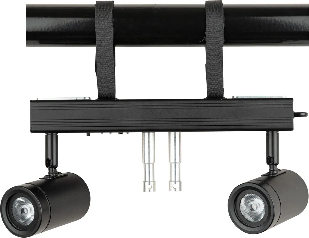 Projecteur Double Faisceau Blanc CCT Showtec Event Bar 2 Batterie