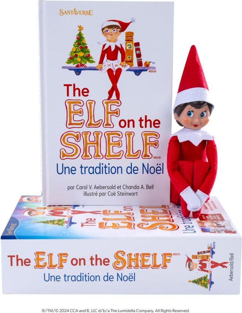 Elf On The Shelf Weihnachts-Elf Mädchen Französisch Geschenkset Puppe