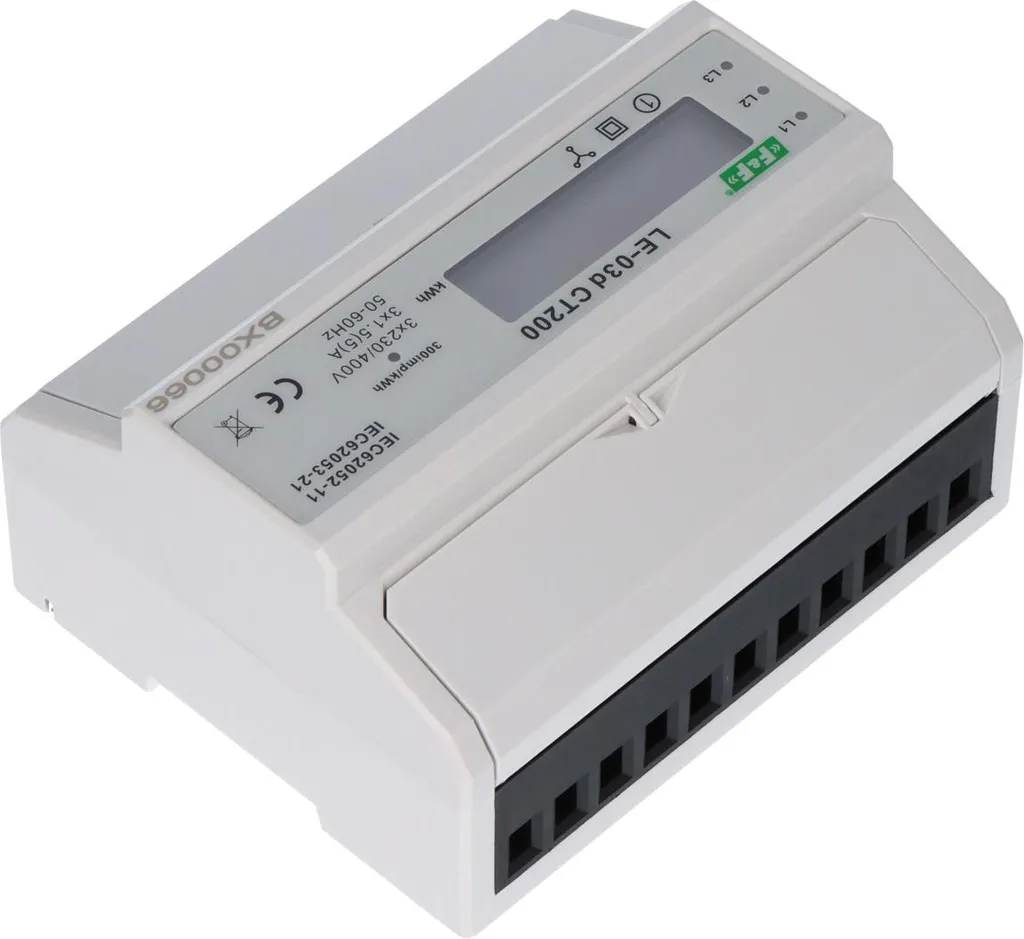 Mesurez les courants forts avec le compteur triphasé LE-03d CT-200/5A